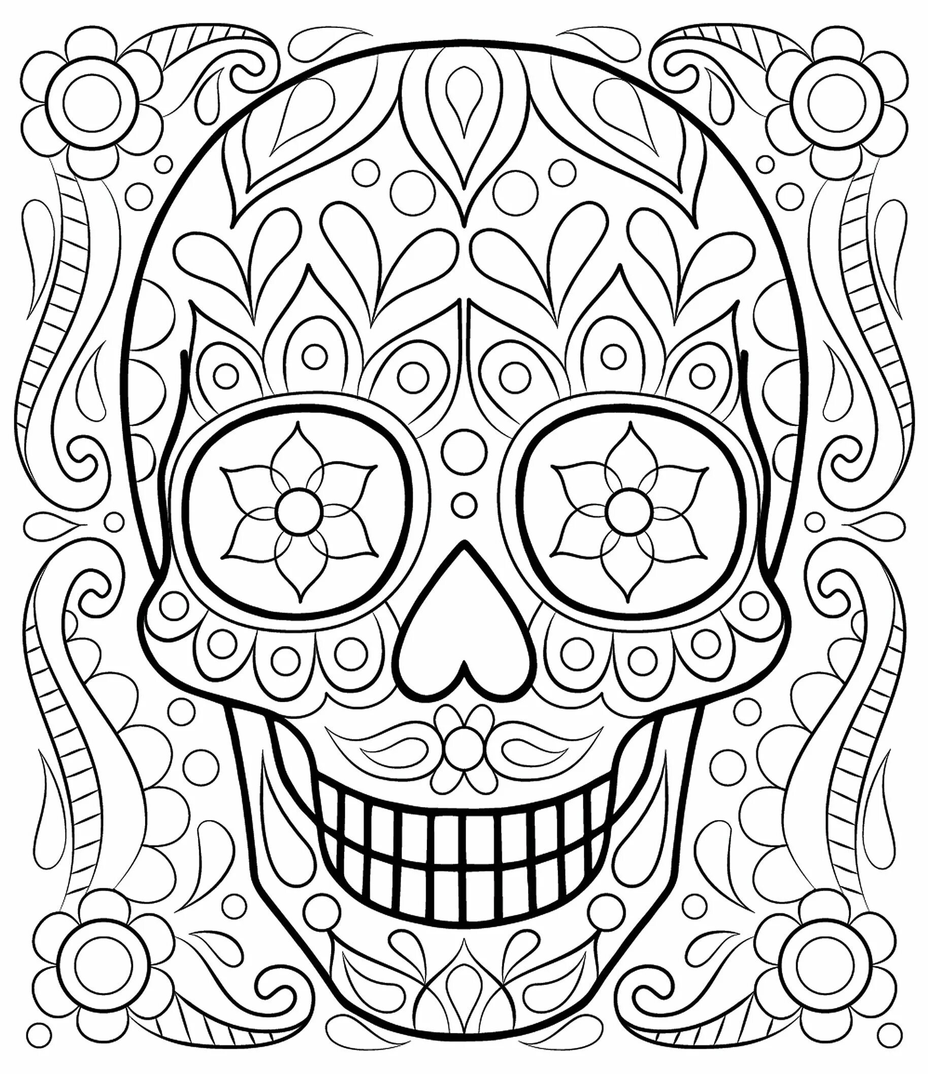 Playful adult coloring book
