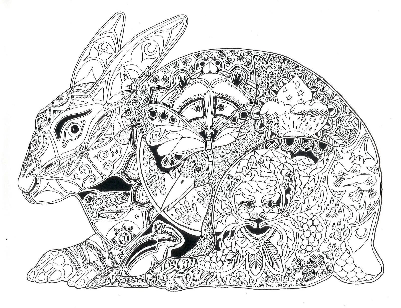 Radiant coloring page cool for adults