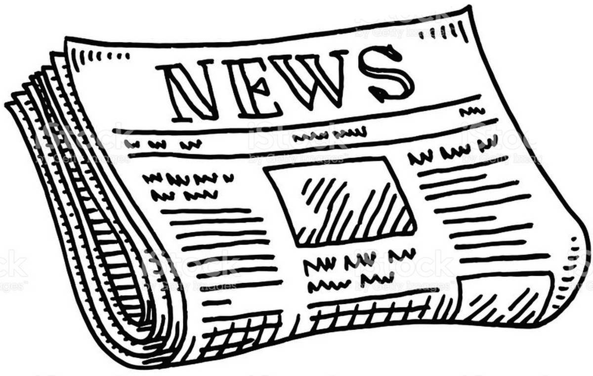 Coloring newspaper for children