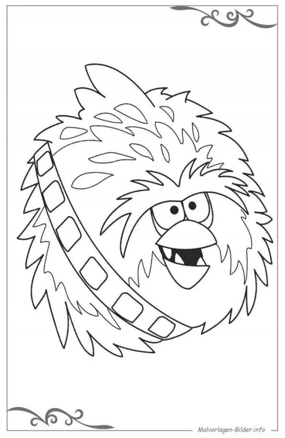 Funny babayka coloring book for kids