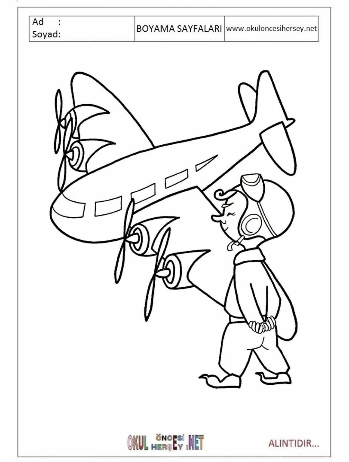 Incredible newbie military profession coloring book