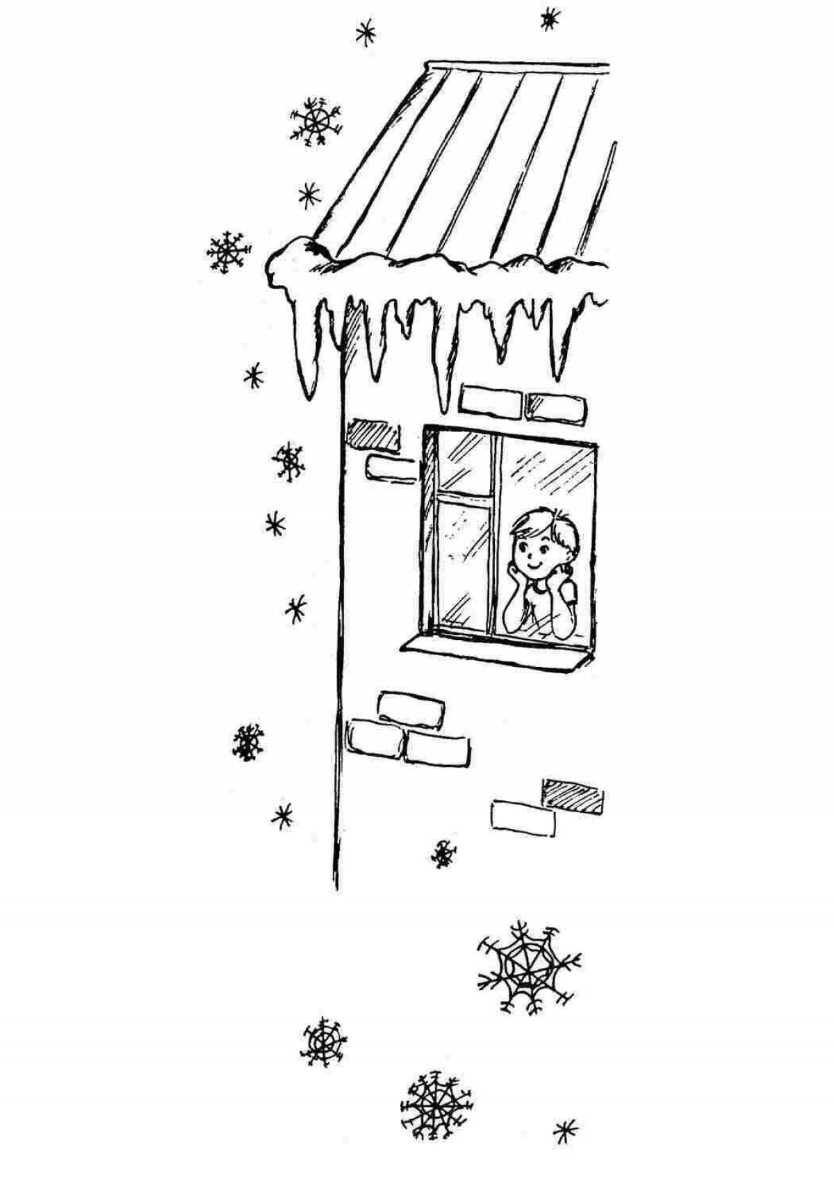 Holiday warning icicles for children