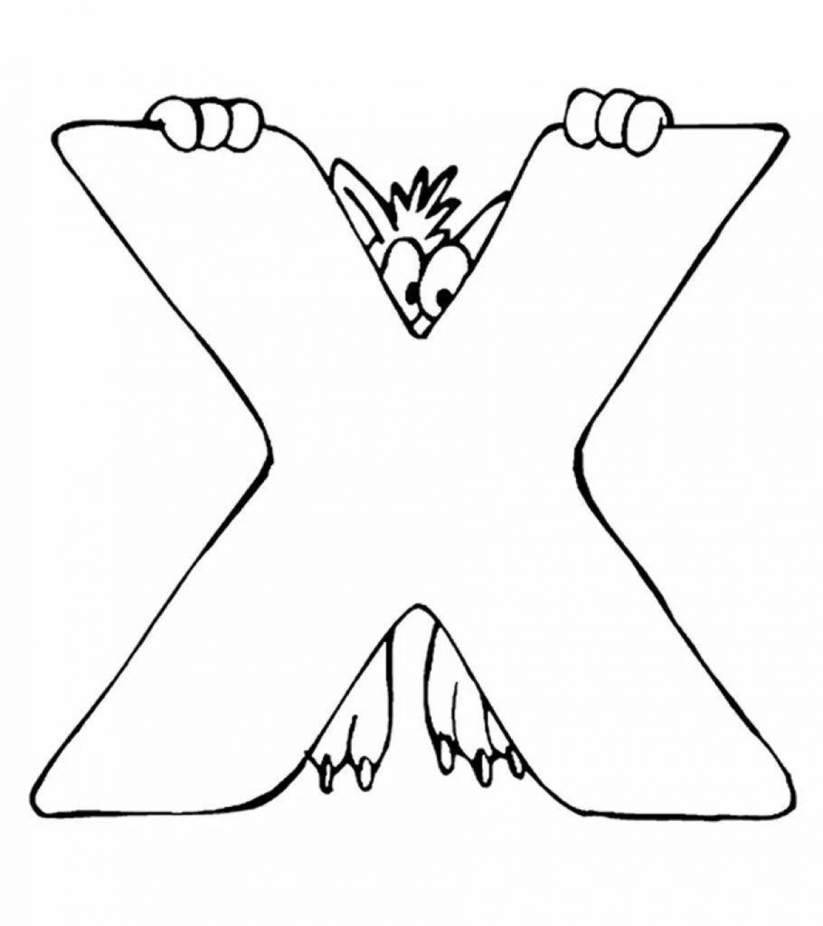 Letter x for preschoolers #10