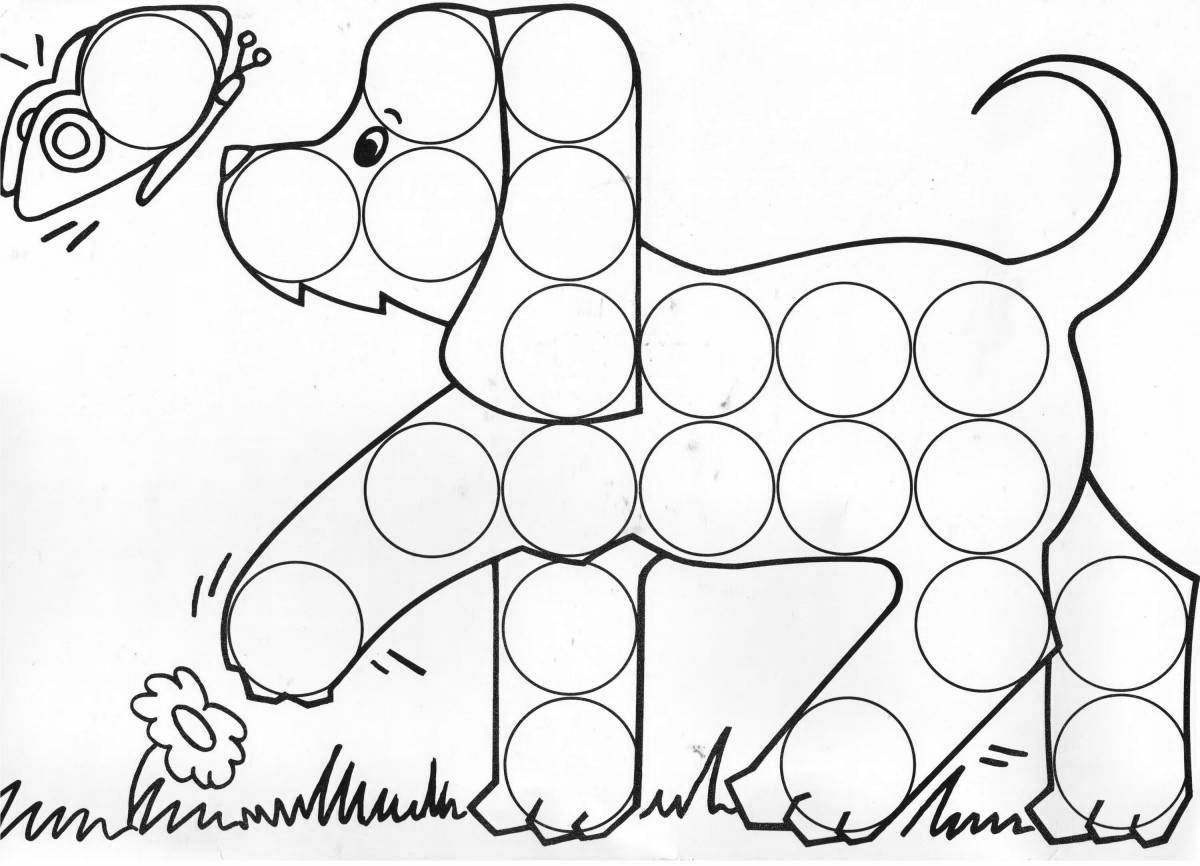 Веселая раскраска пальчиков для малышей