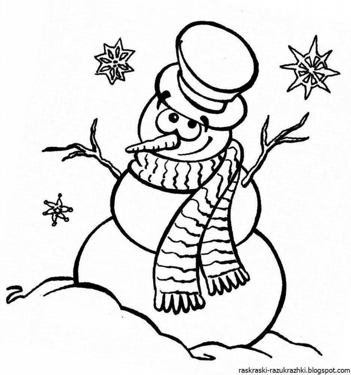 Exciting Christmas coloring book