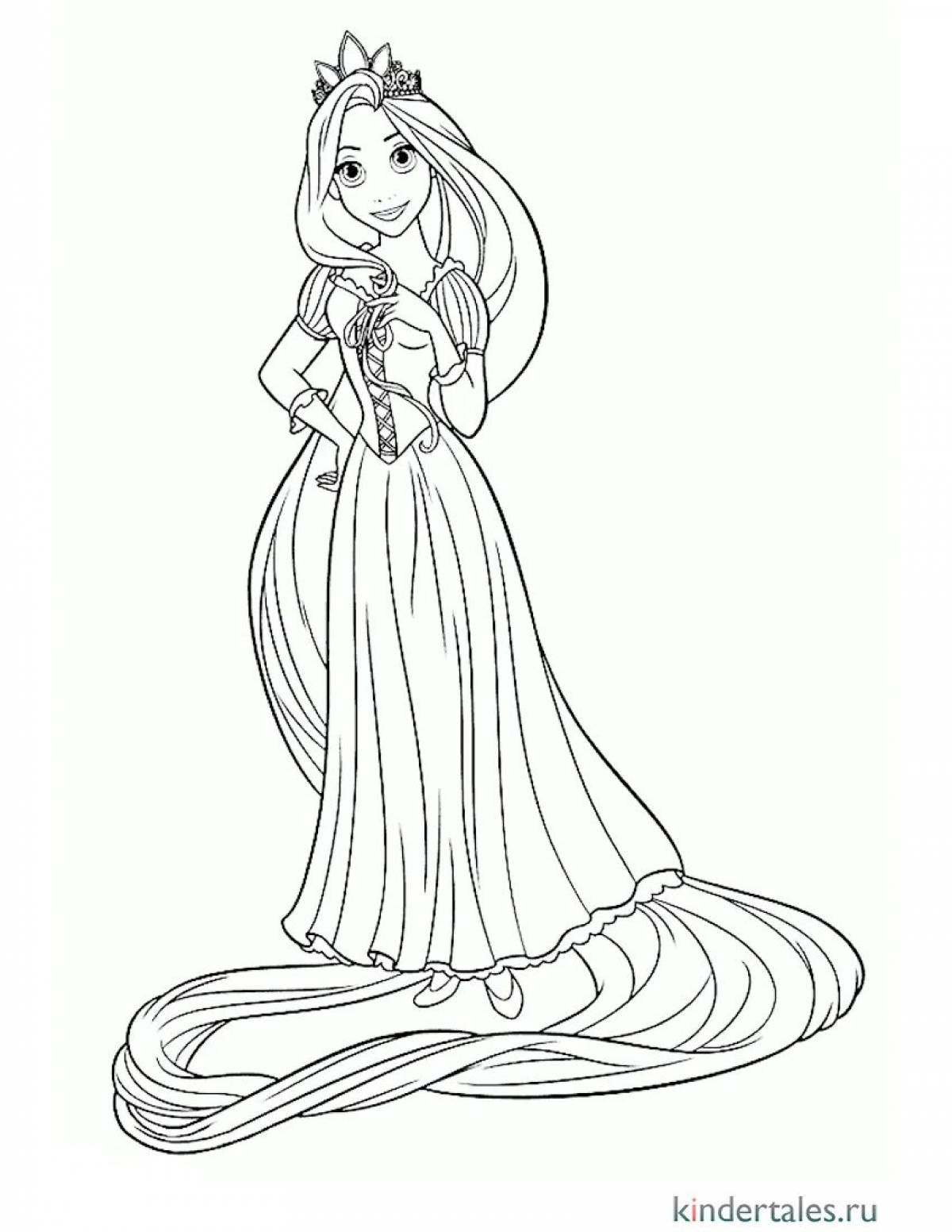 Princess Rapunzel for kids #6