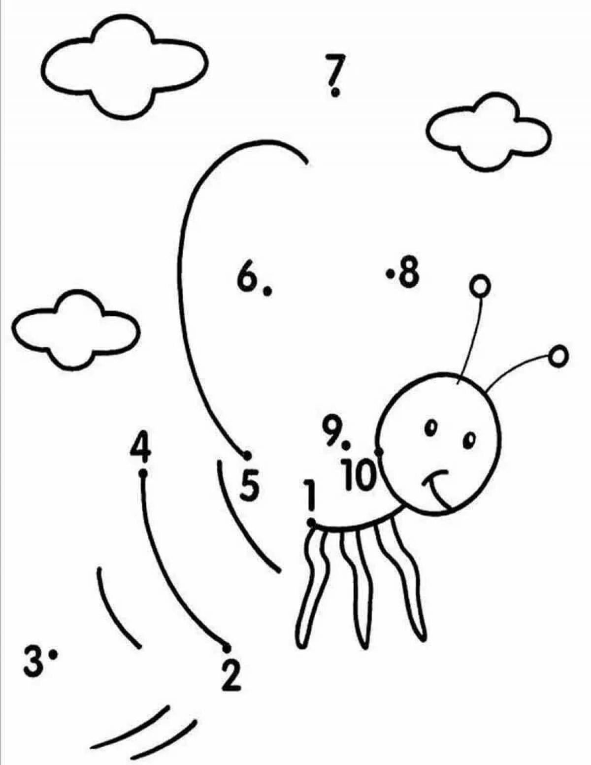 By numbers up to 10 for preschoolers #18