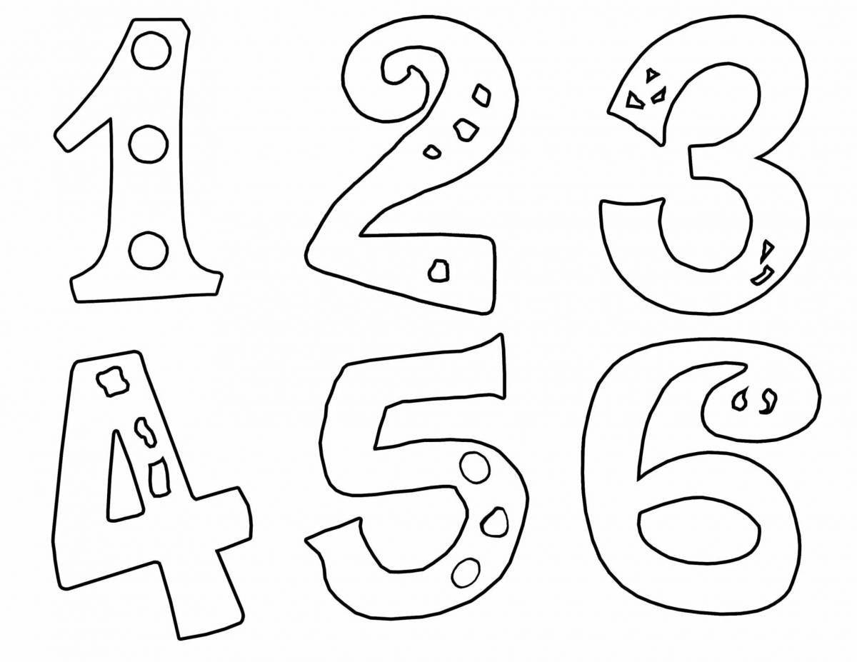 Numbers for 3 year olds #5