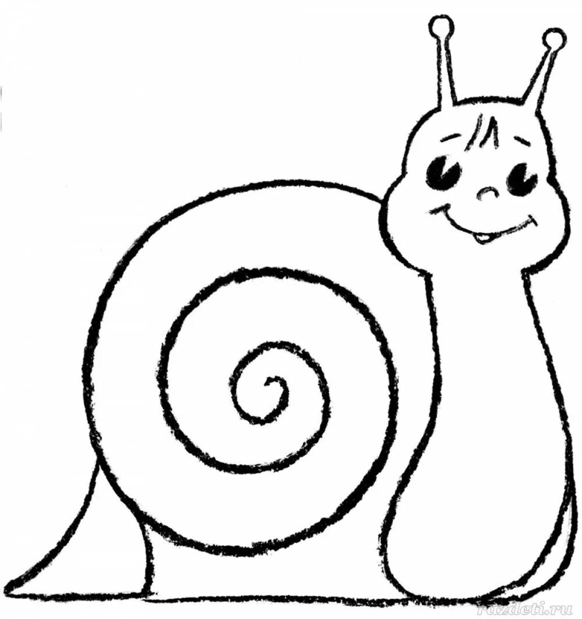 Snail for children 3 4 years old #5