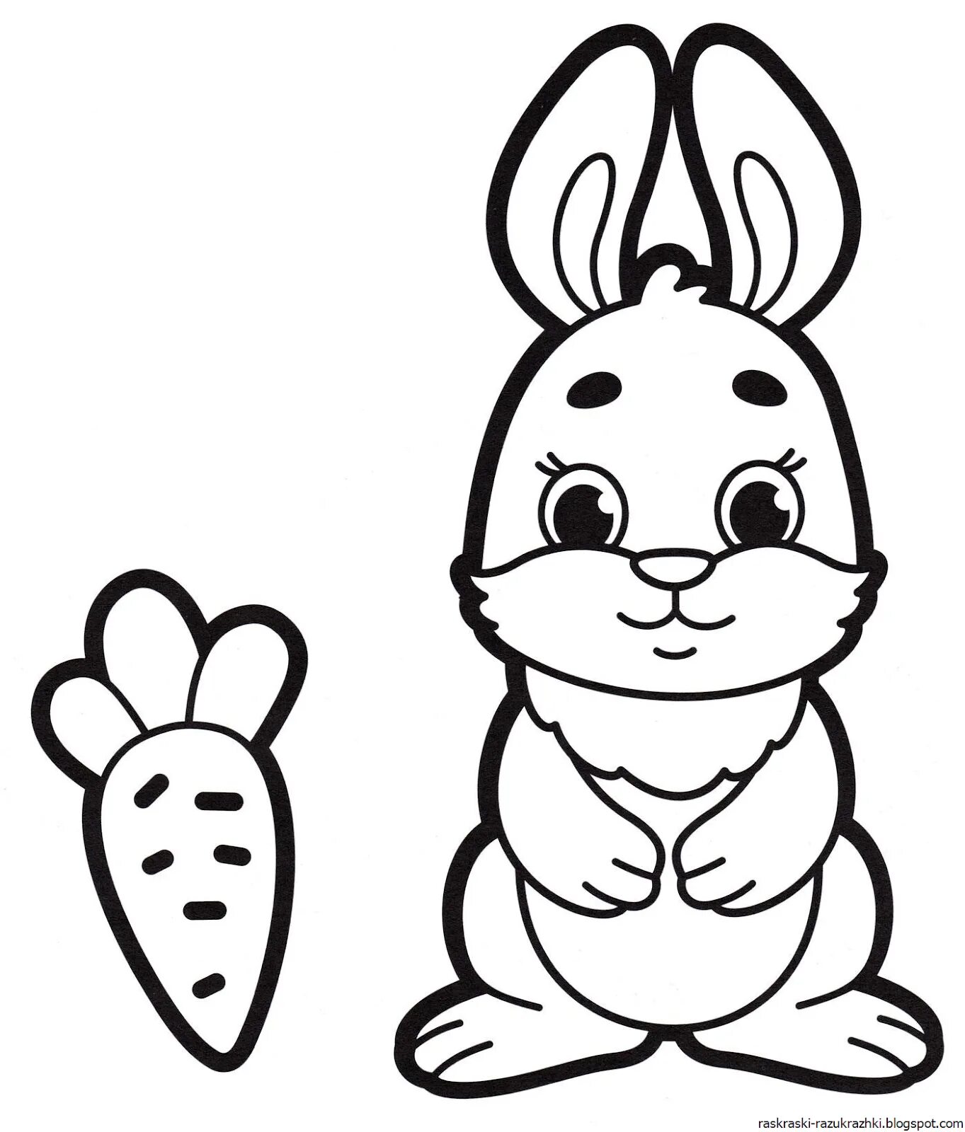 Perfect Bunny coloring book for 3 year olds