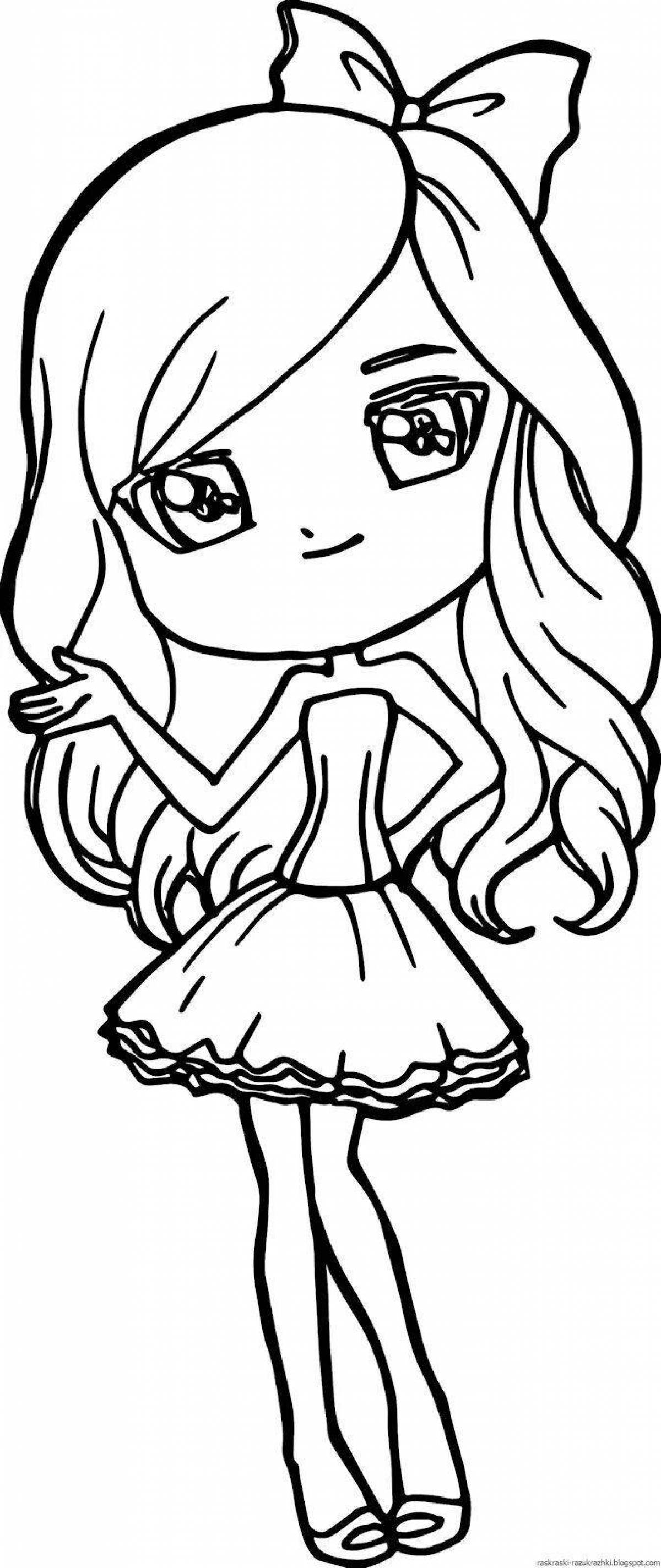 Great vampire coloring pages for girls