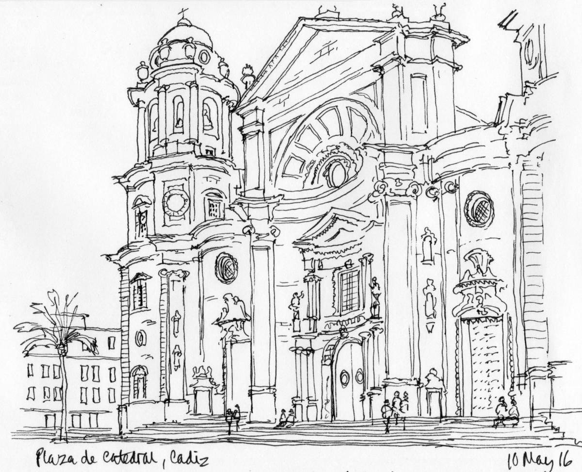 Fun coloring hermitage for kids