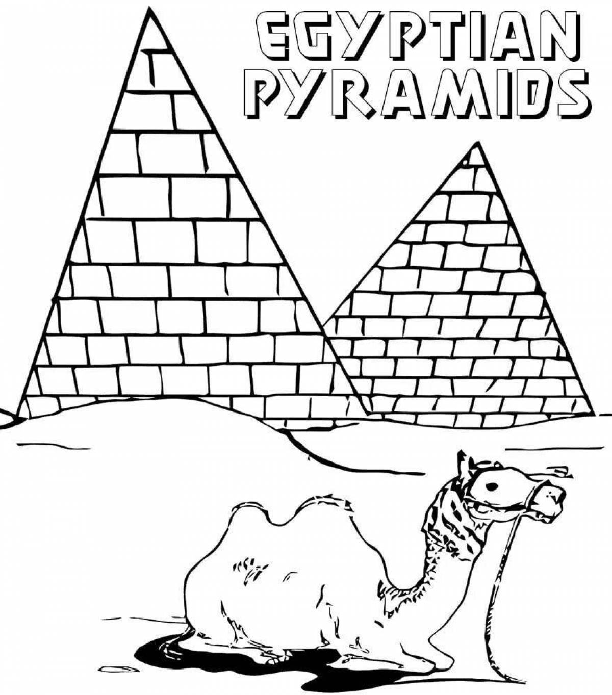 Exciting egypt coloring book for kids
