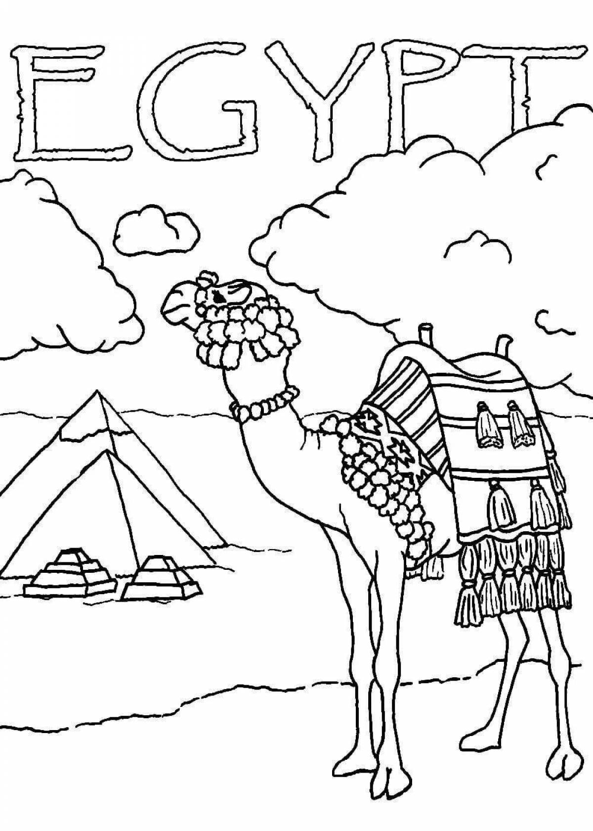 Egypt coloring pages for kids