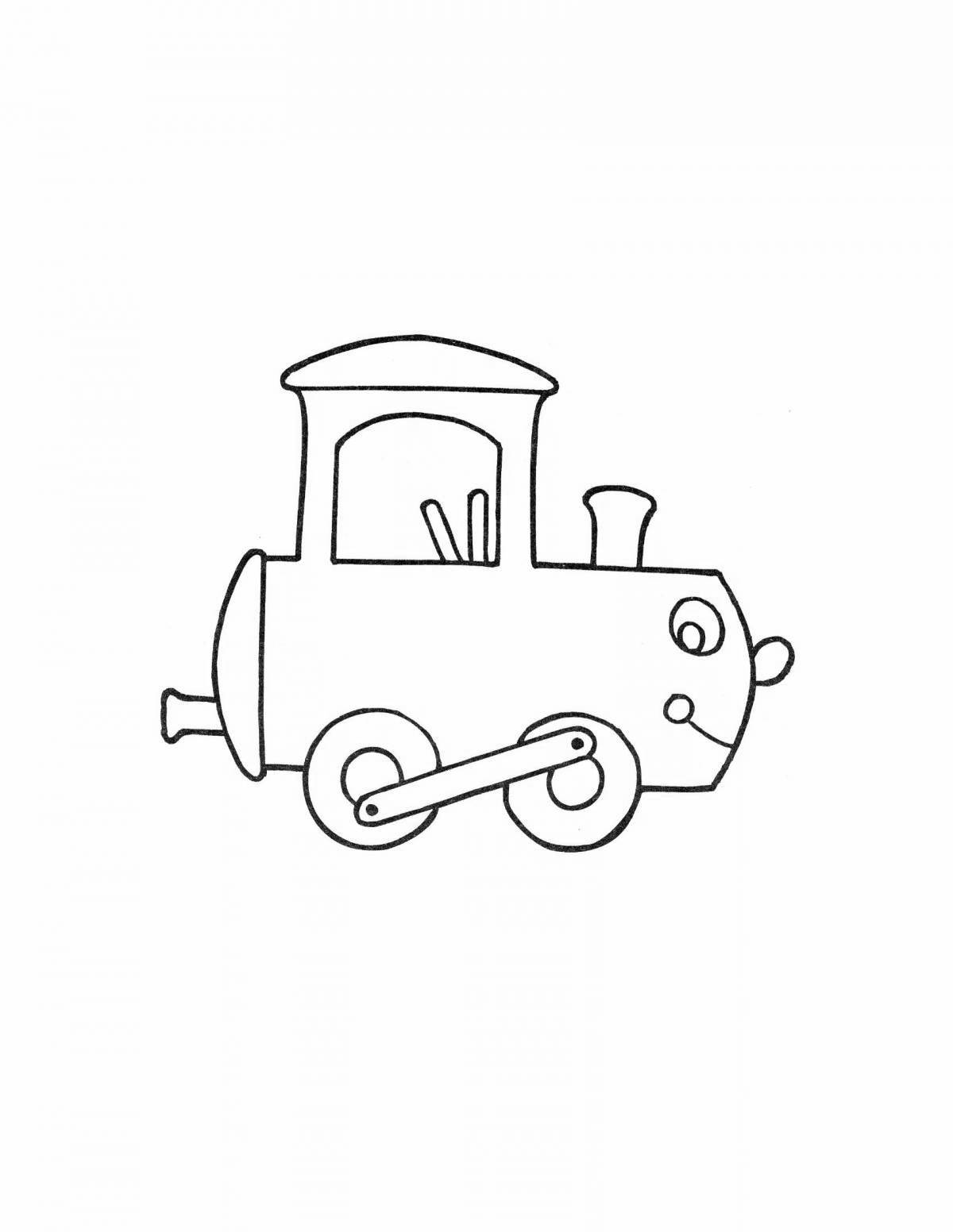 Great steam locomotive coloring pages for kids