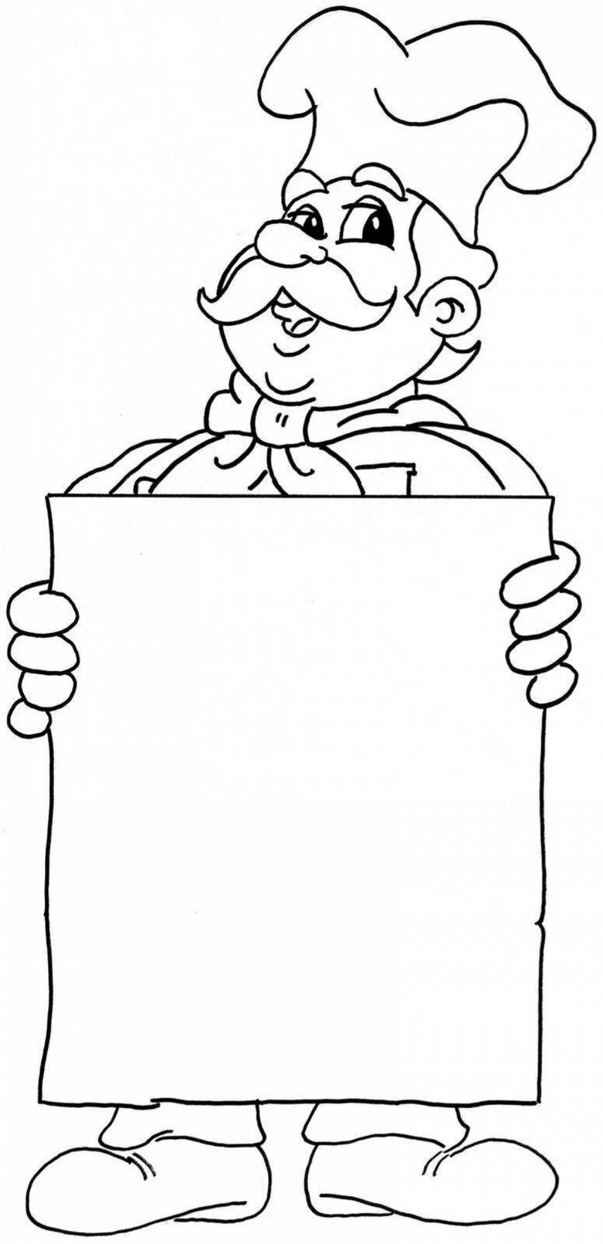 Меню раскраски color-delight для малышей