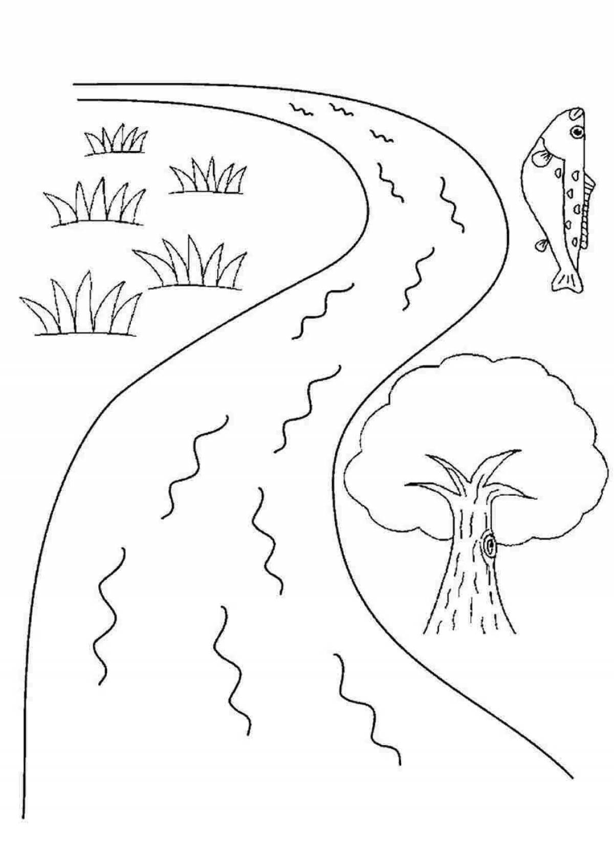 Река Картинки Для Детей Дошкольного Возраста