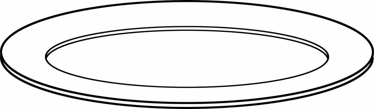 Coloring book joyful saucer for students