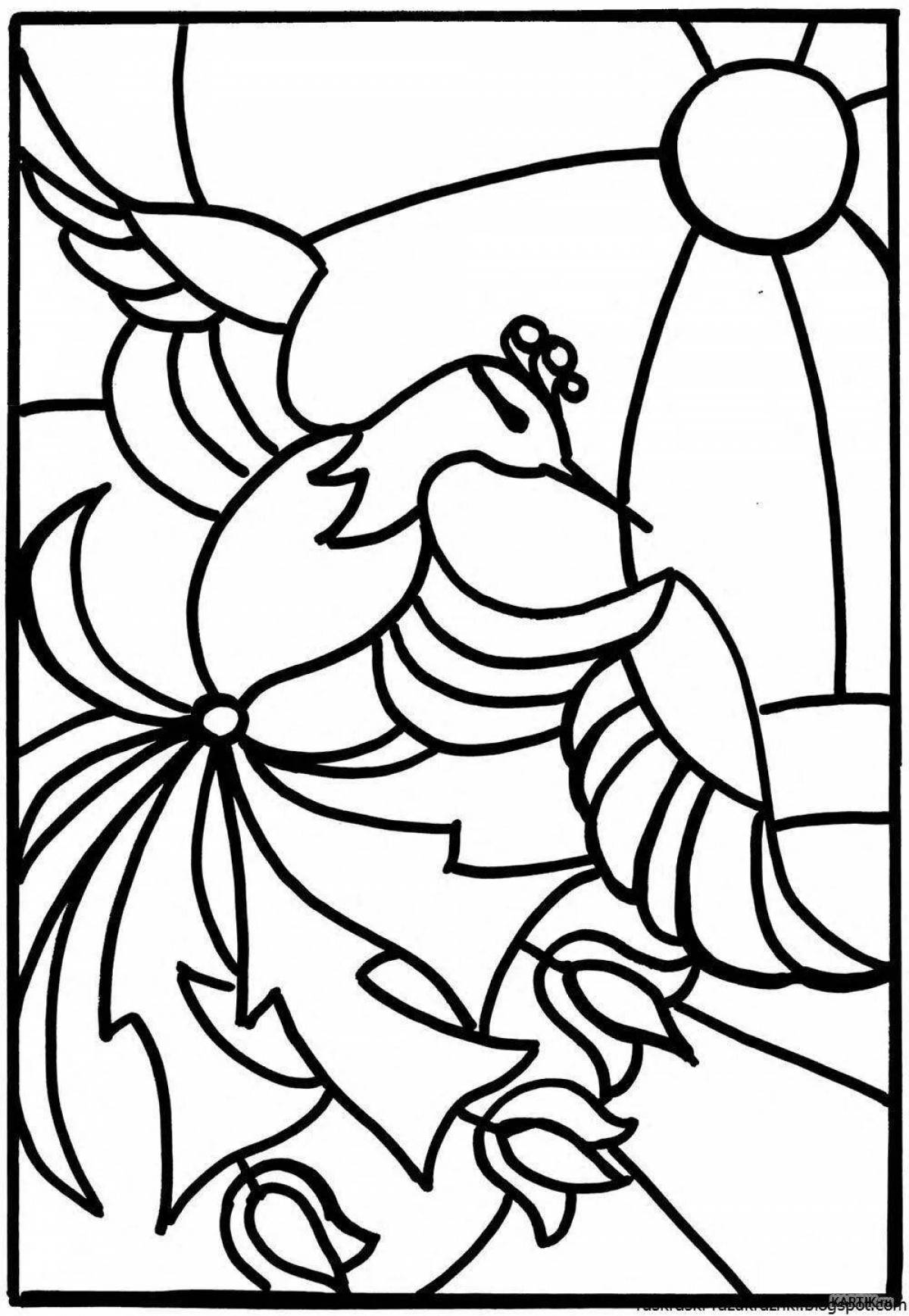 Удивительные витражи для детей