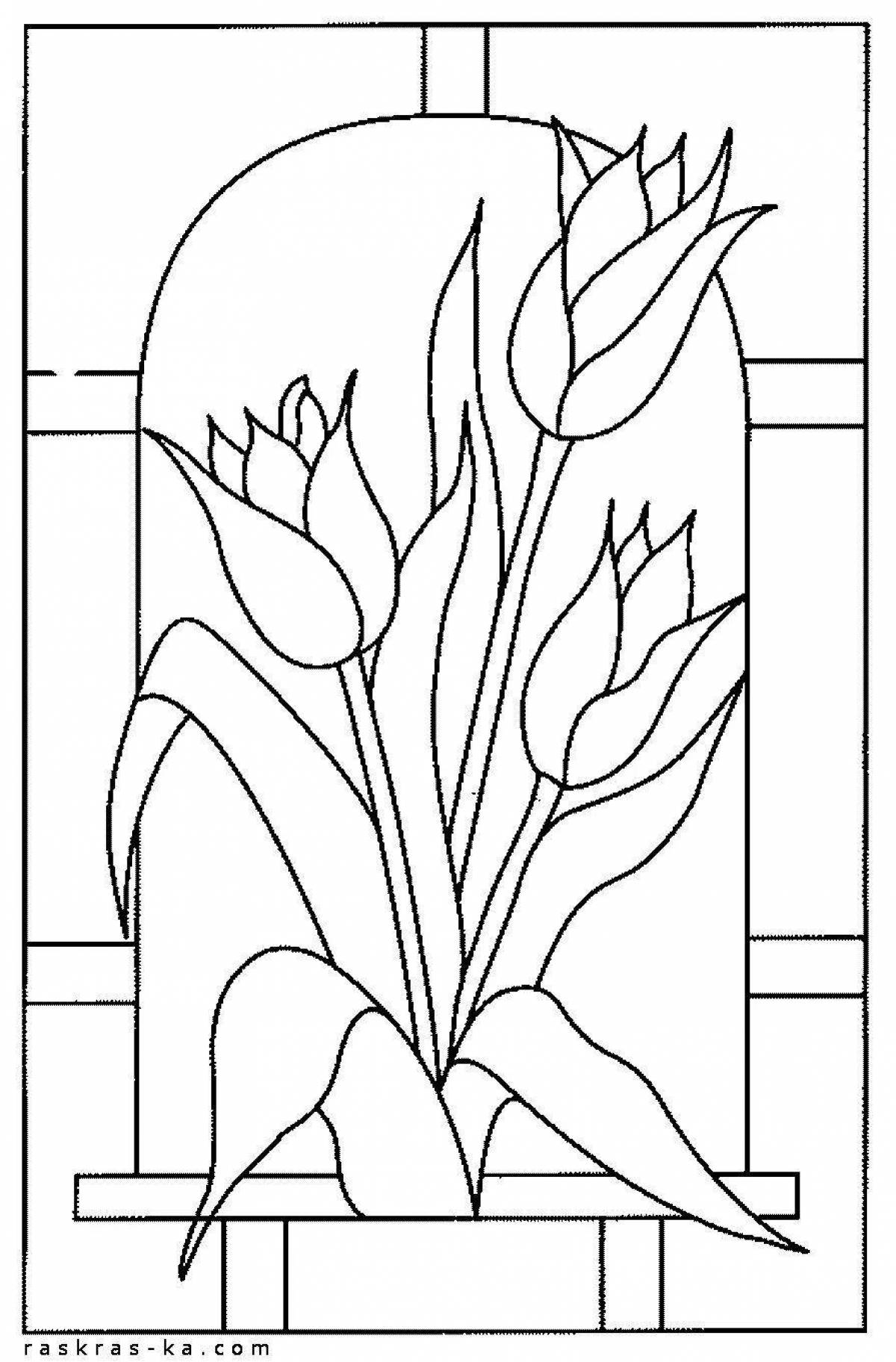 Сложные витражи для детей