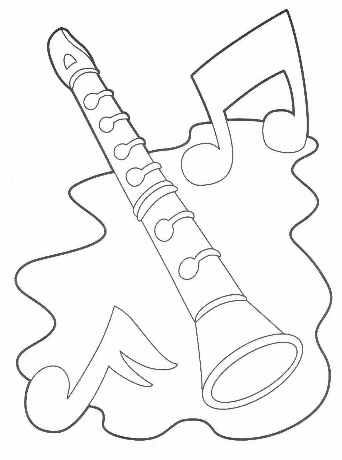 Fabulous tube coloring page for kids