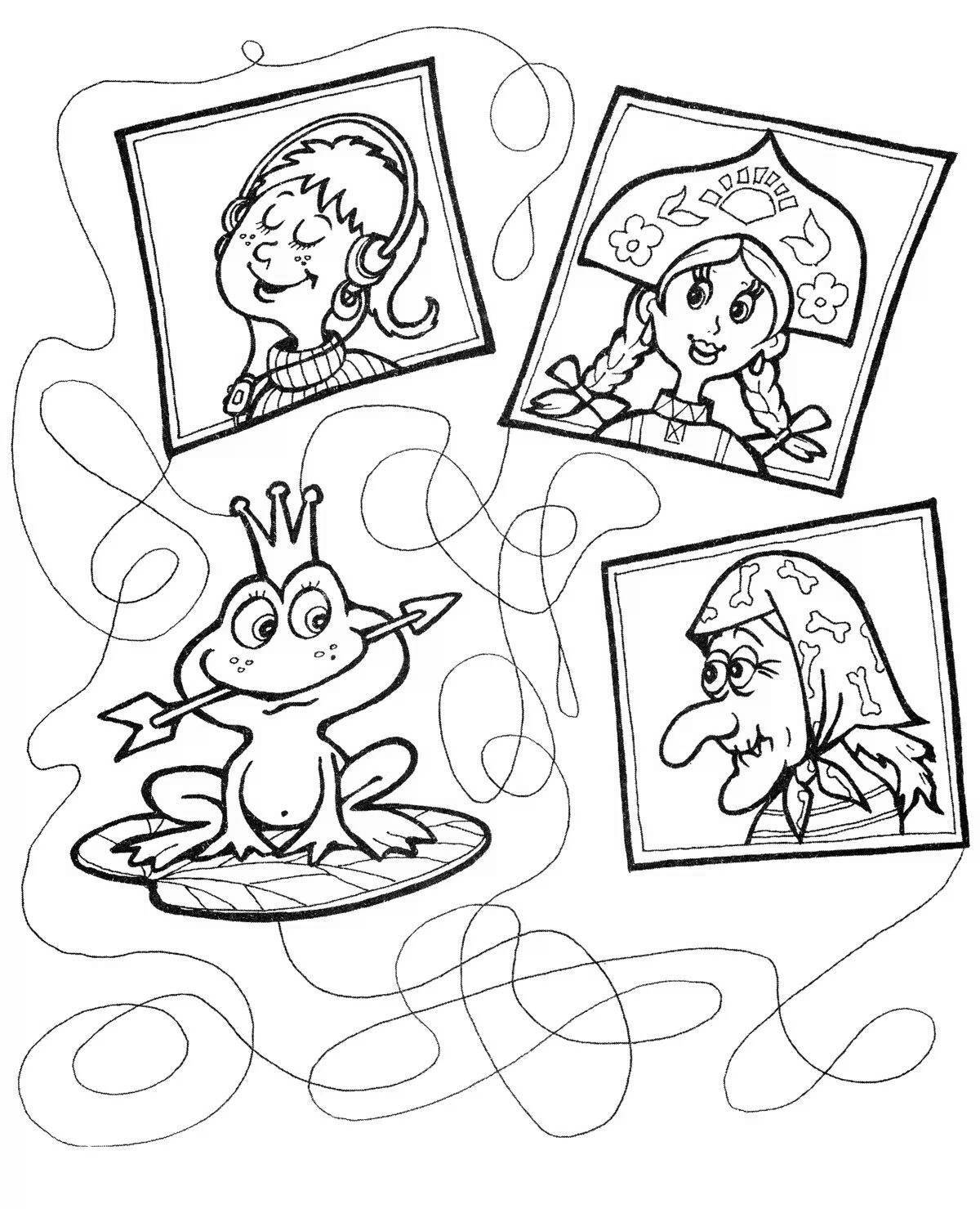 Fabulous fairy tale coloring pages for preschoolers