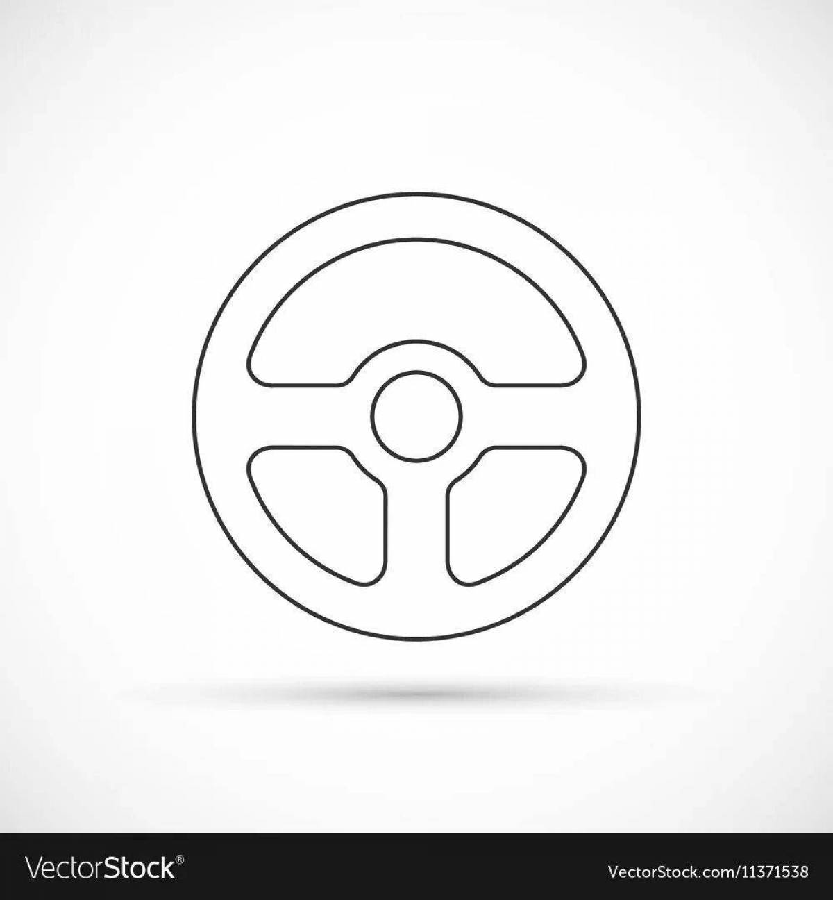 Steering wheel for children car #2