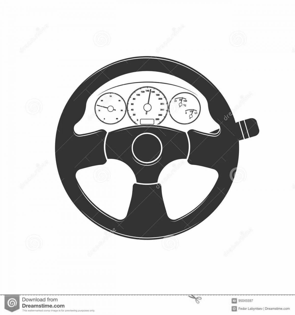 Steering wheel for children car #5