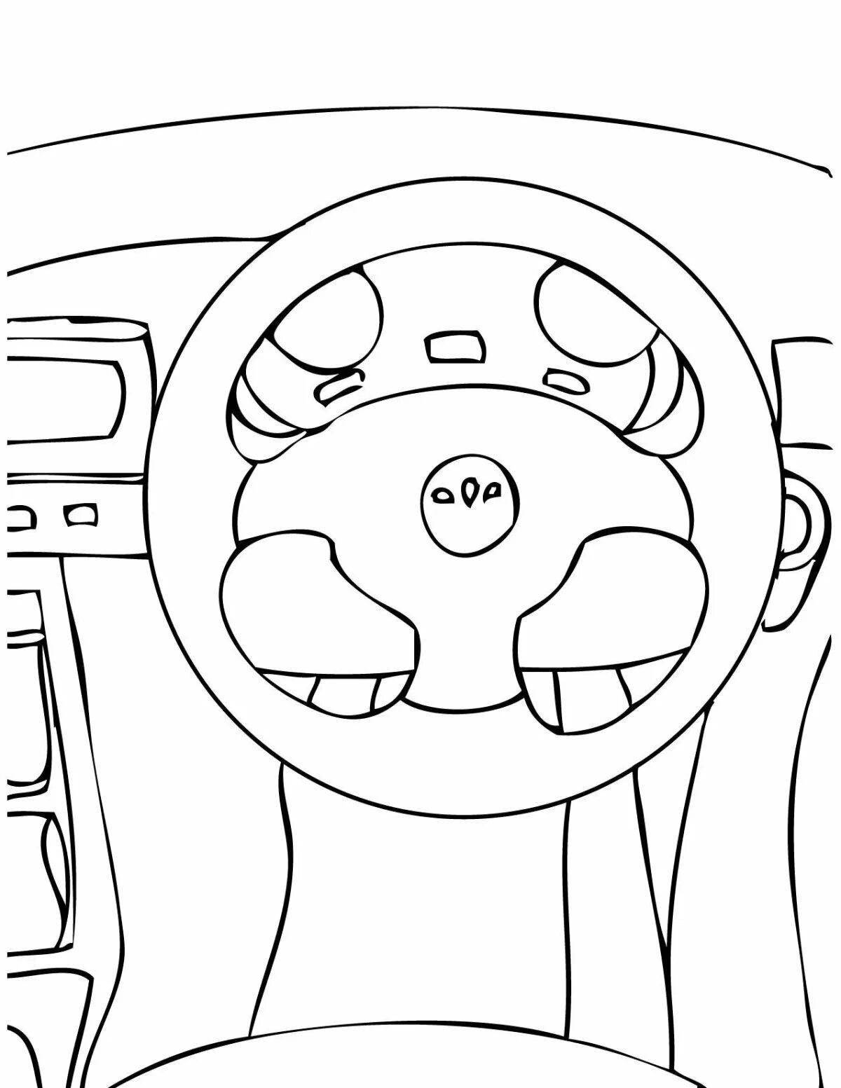 Steering wheel for children car #7