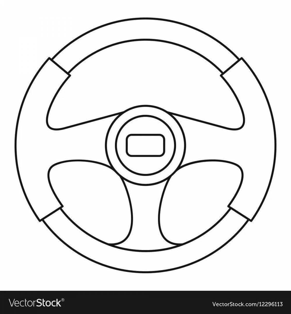 Steering wheel for children car #8
