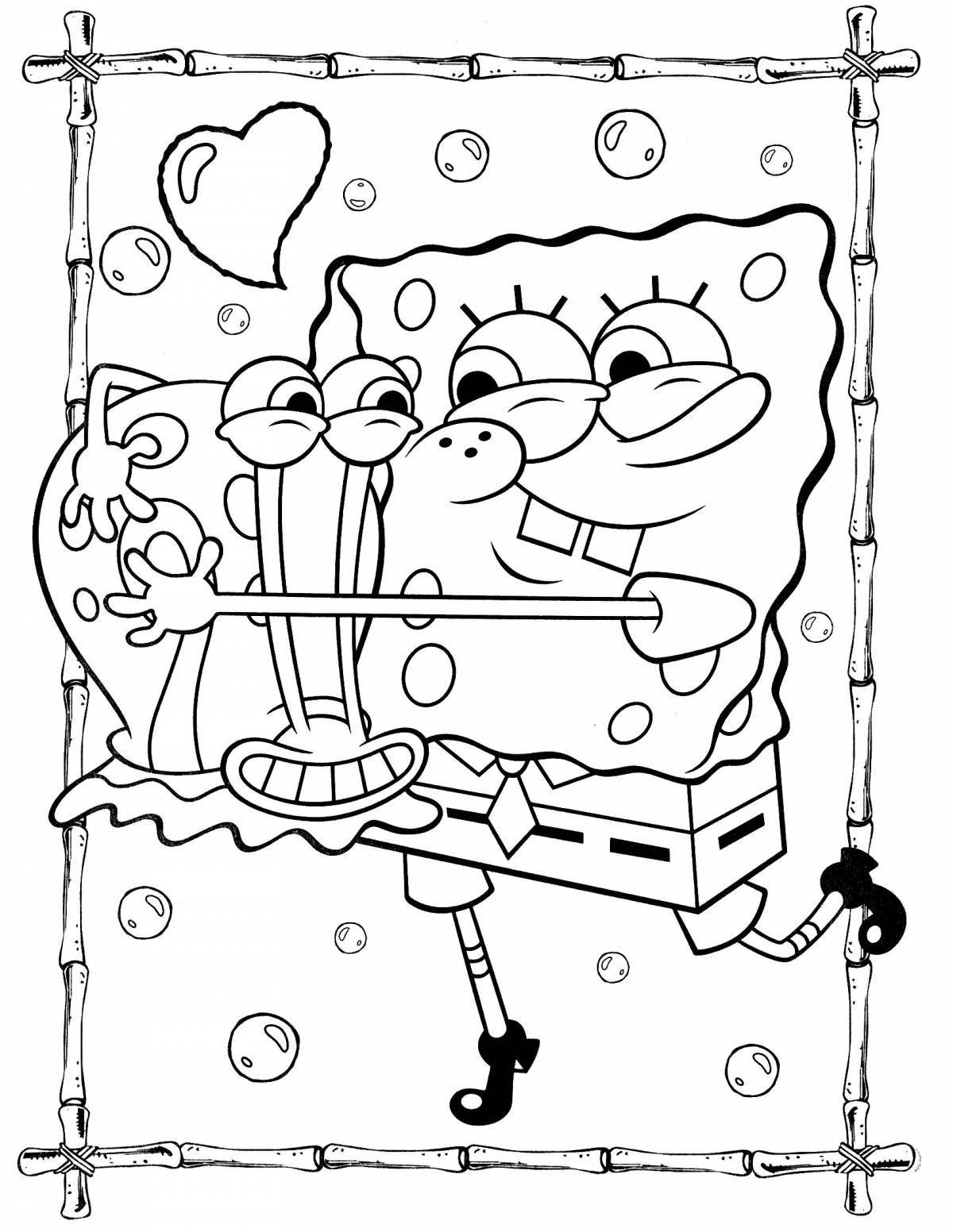 Spongebob coloring for children