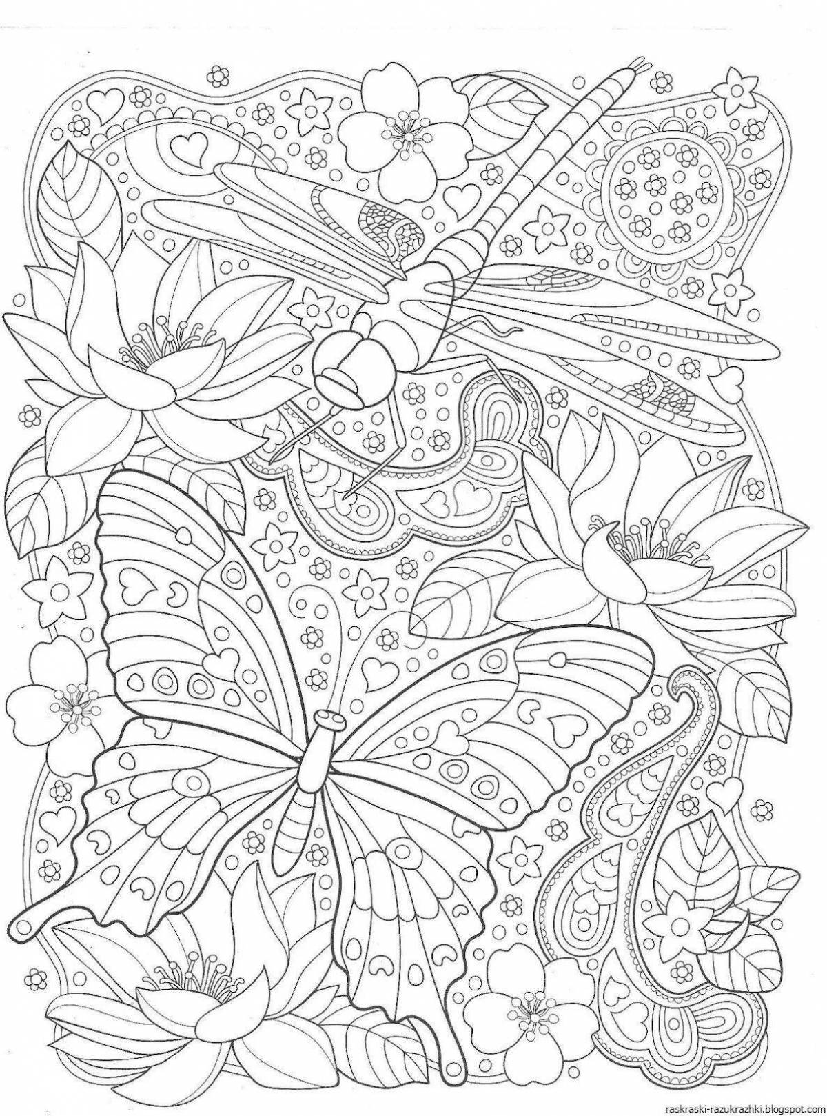Joyful coloring relaxation antistress for adults