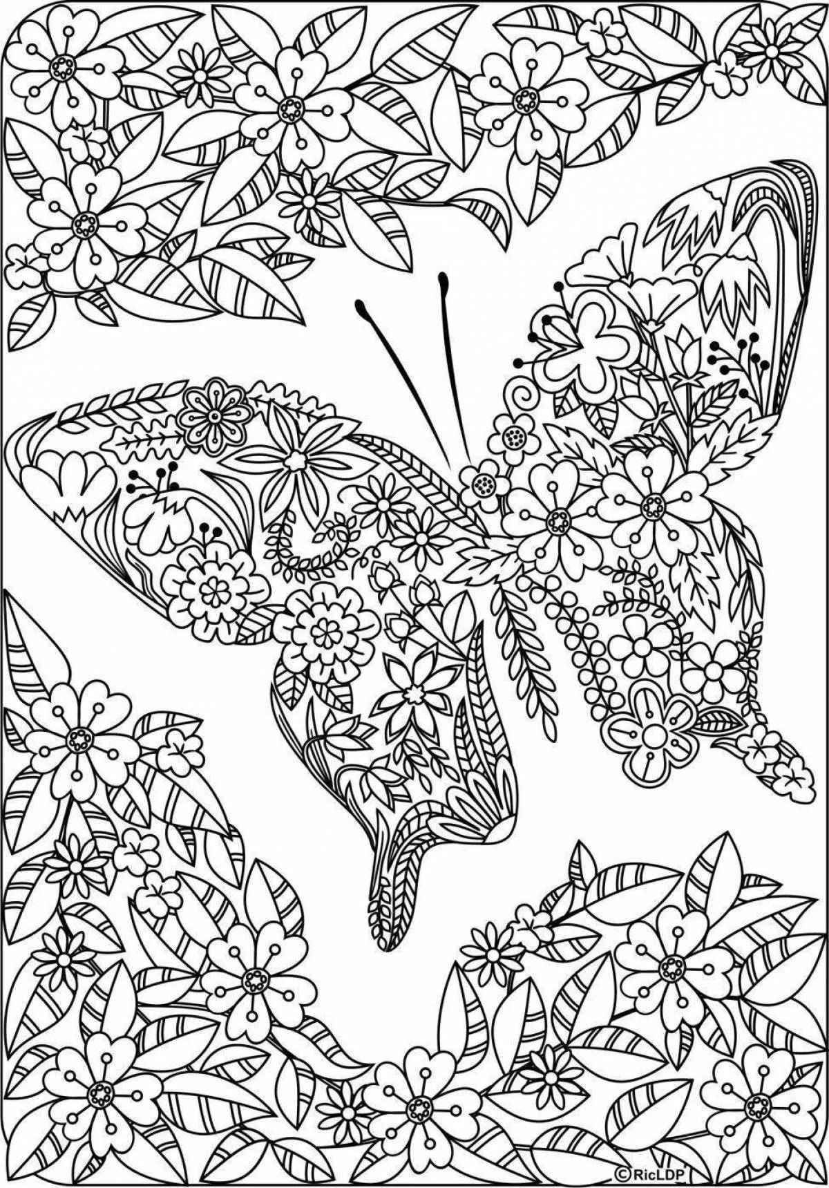 Invigorating coloring book relaxation antistress for adults