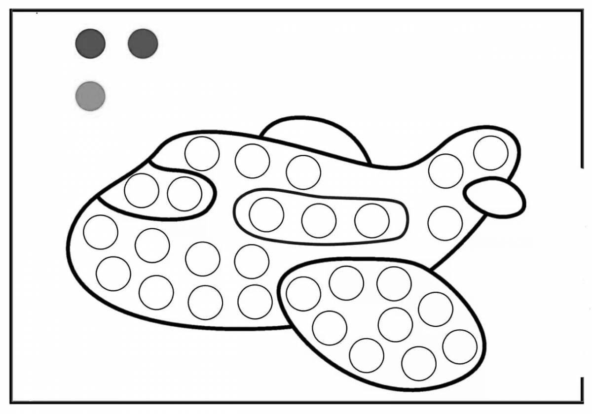 Photo Fun fingers coloring book for 2-3 year olds