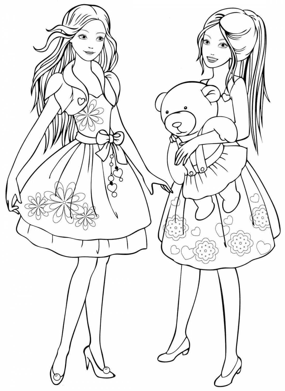 Colorful coloring pages for girls 12 years old