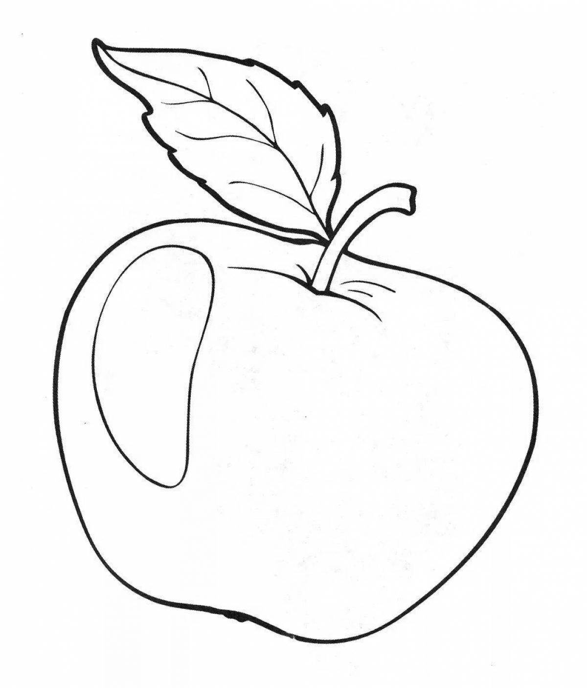 Яблоко для детей 4 5 лет #7