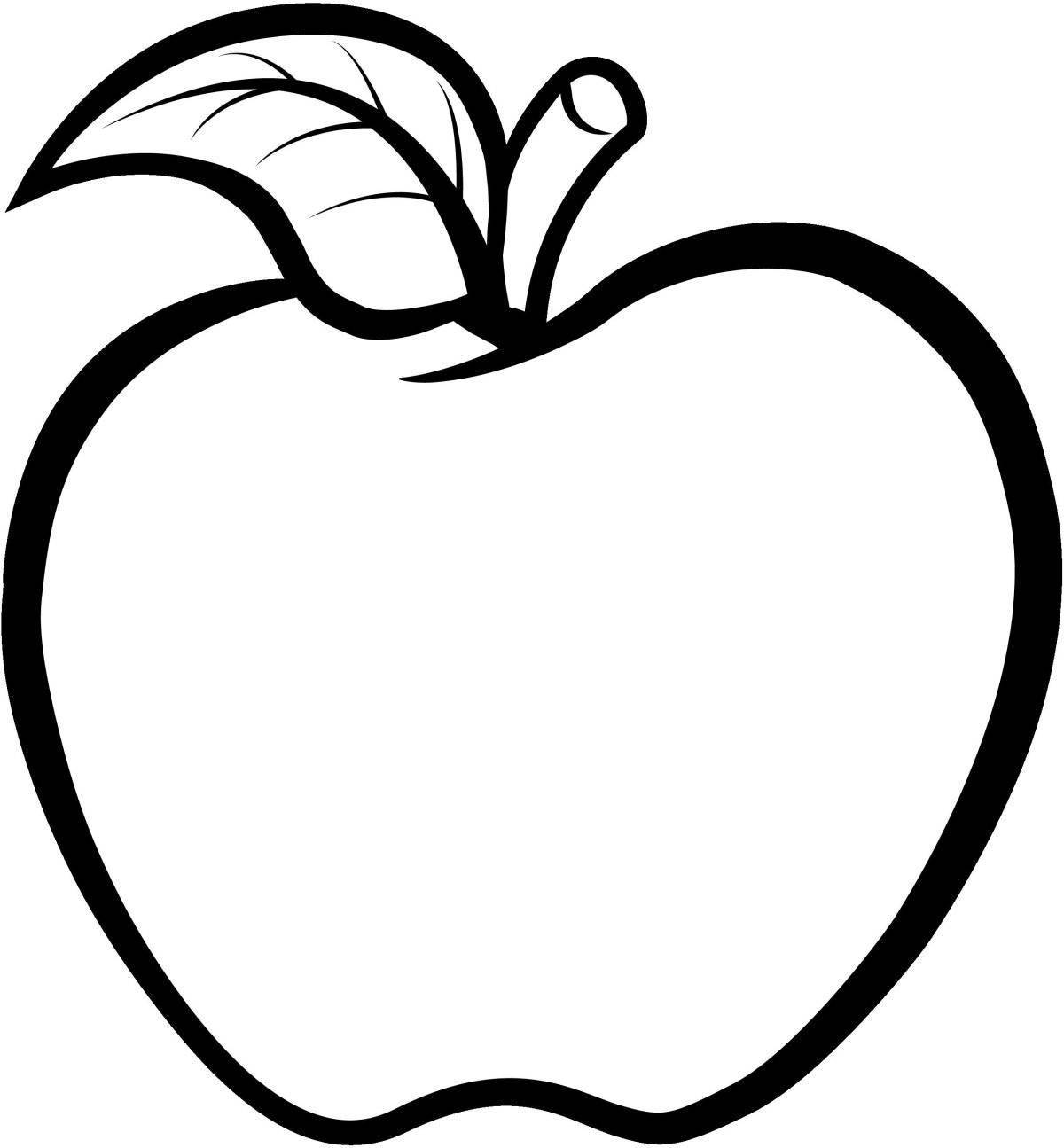 Яблоко для детей 4 5 лет #10