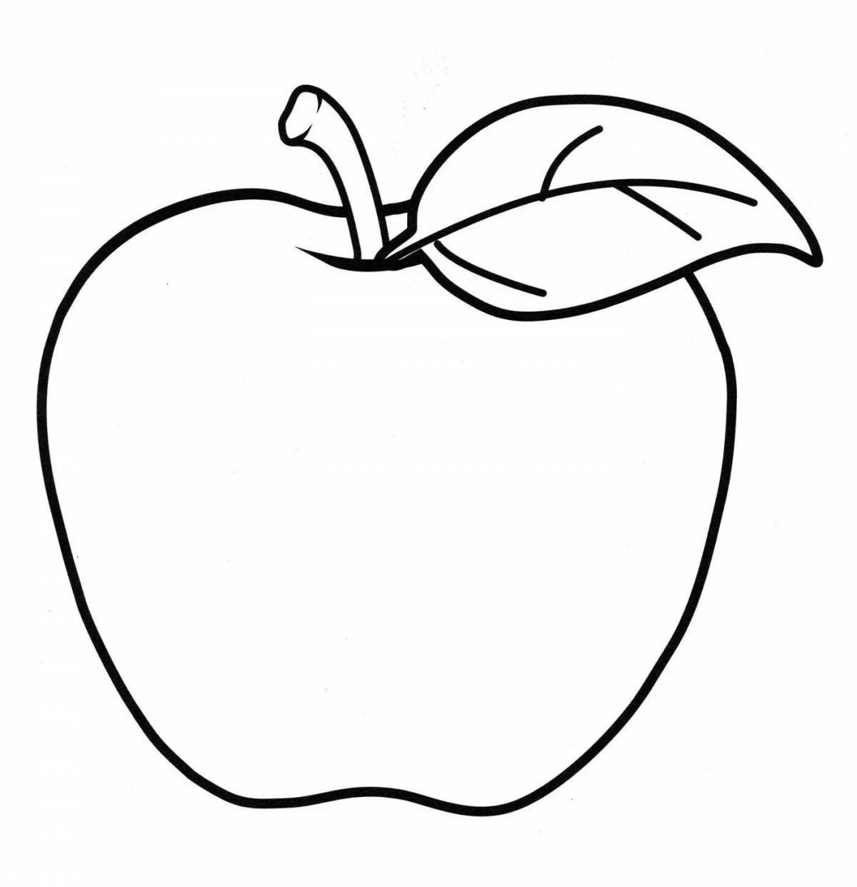 Яблоко для детей 4 5 лет #11