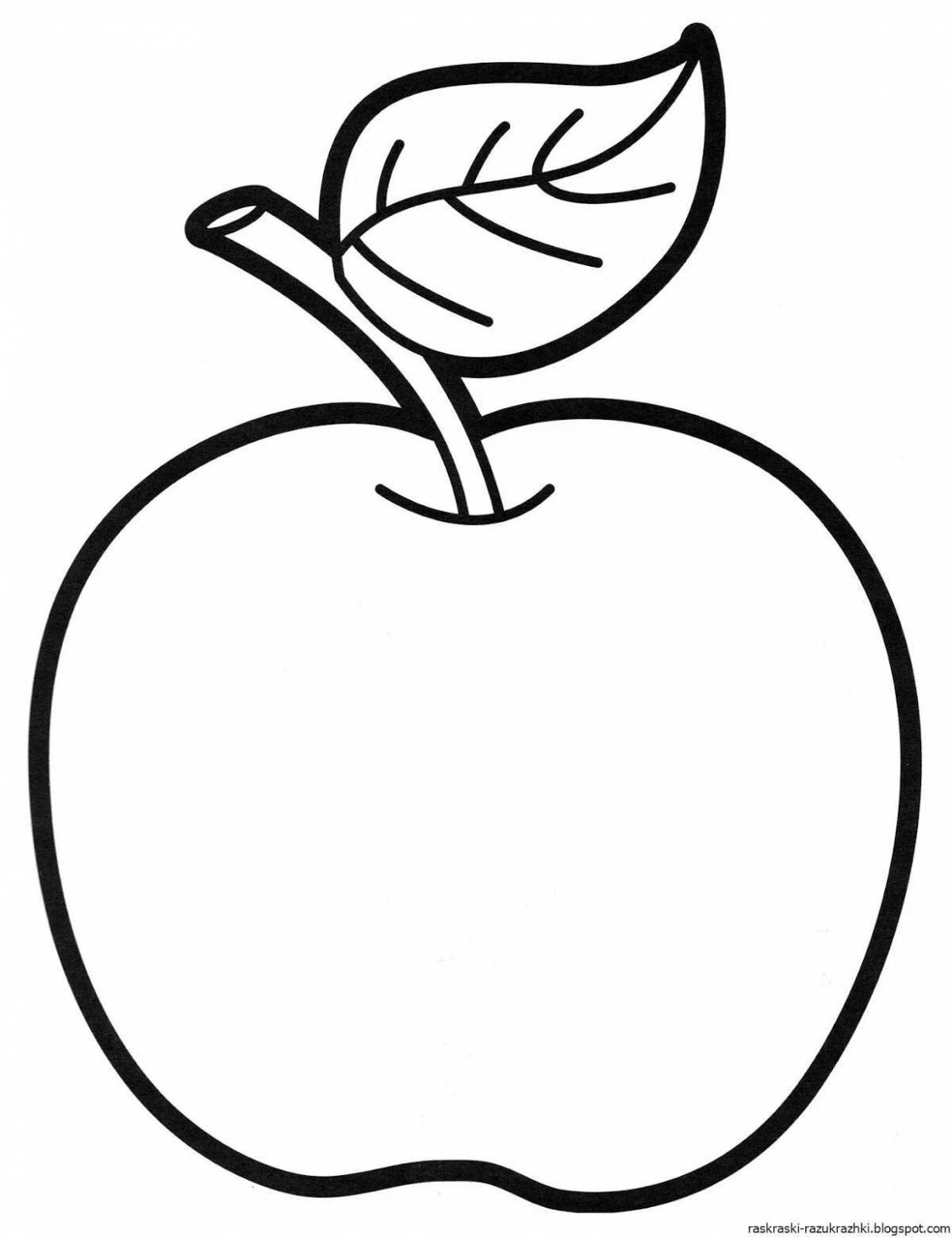Яблоко для детей 4 5 лет #12