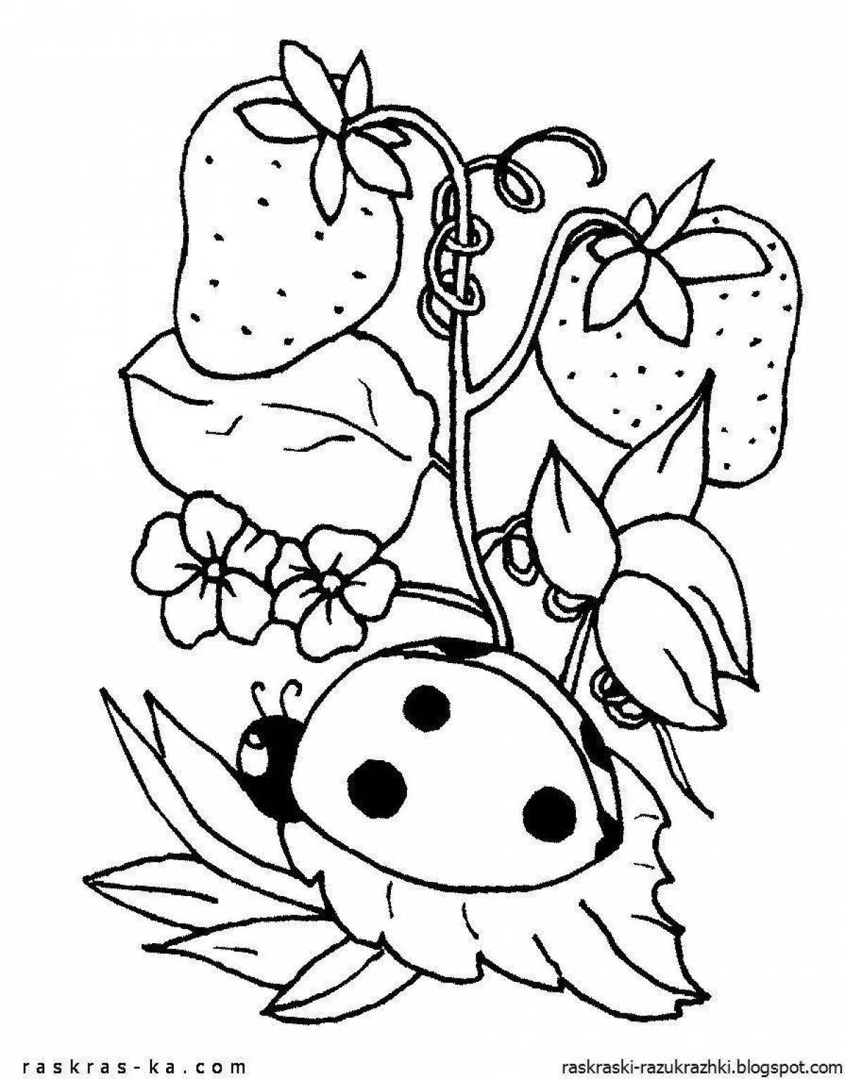 A funny ladybug coloring book for 6-7 year olds