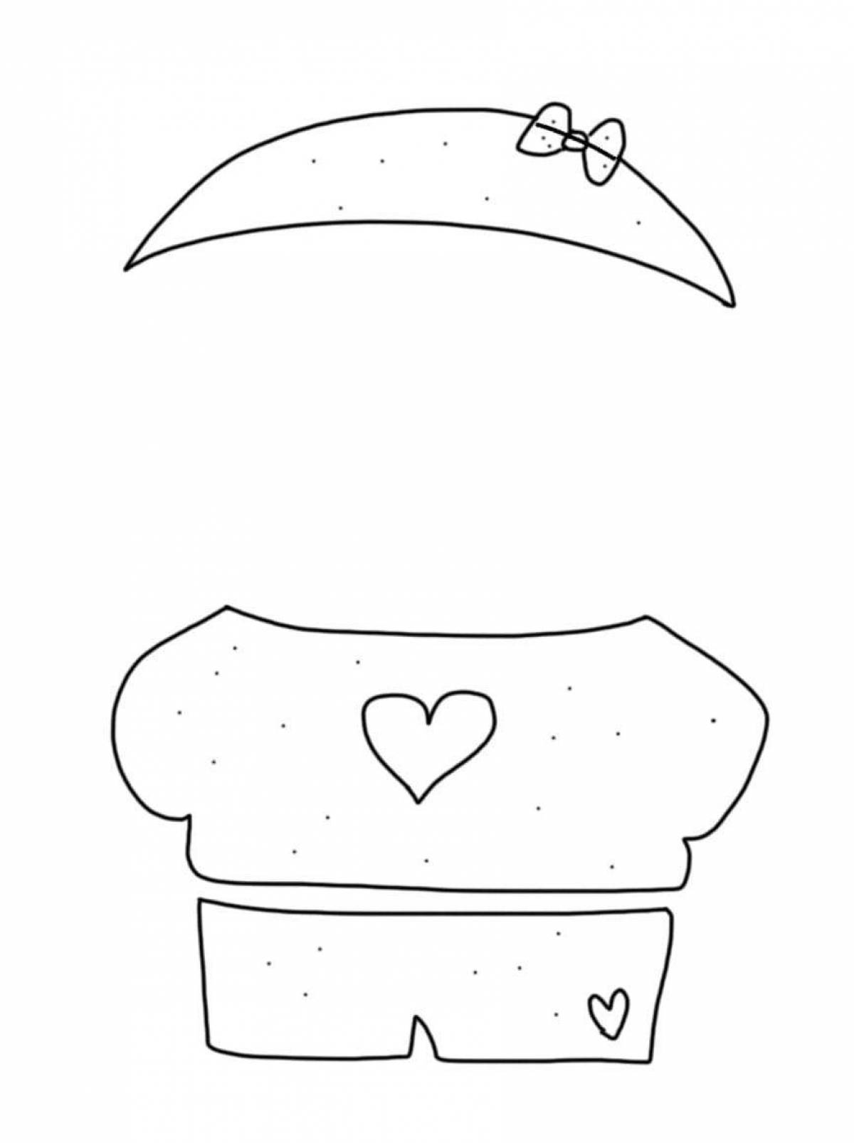 Симпатичная бумажная фигурка утки лалафанфан