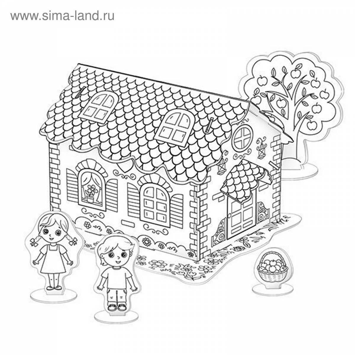 Creative 3d coloring book for kids
