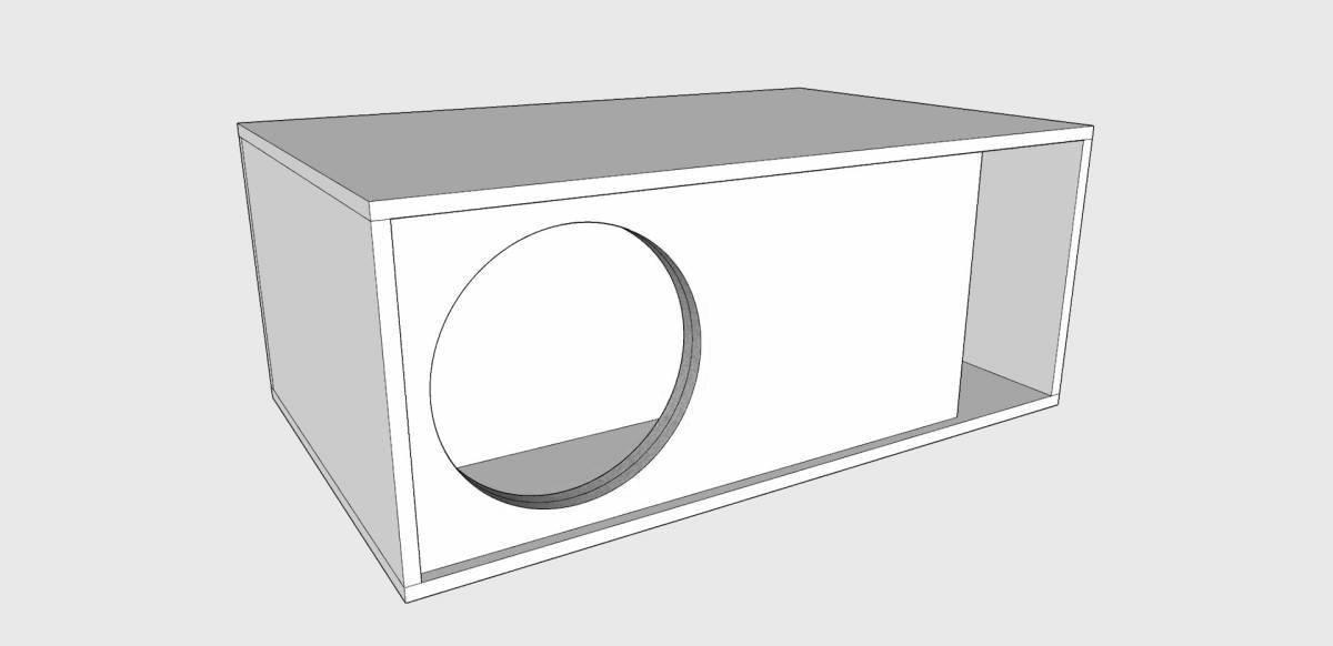 Привлекательная раскраска коробки сабвуфера
