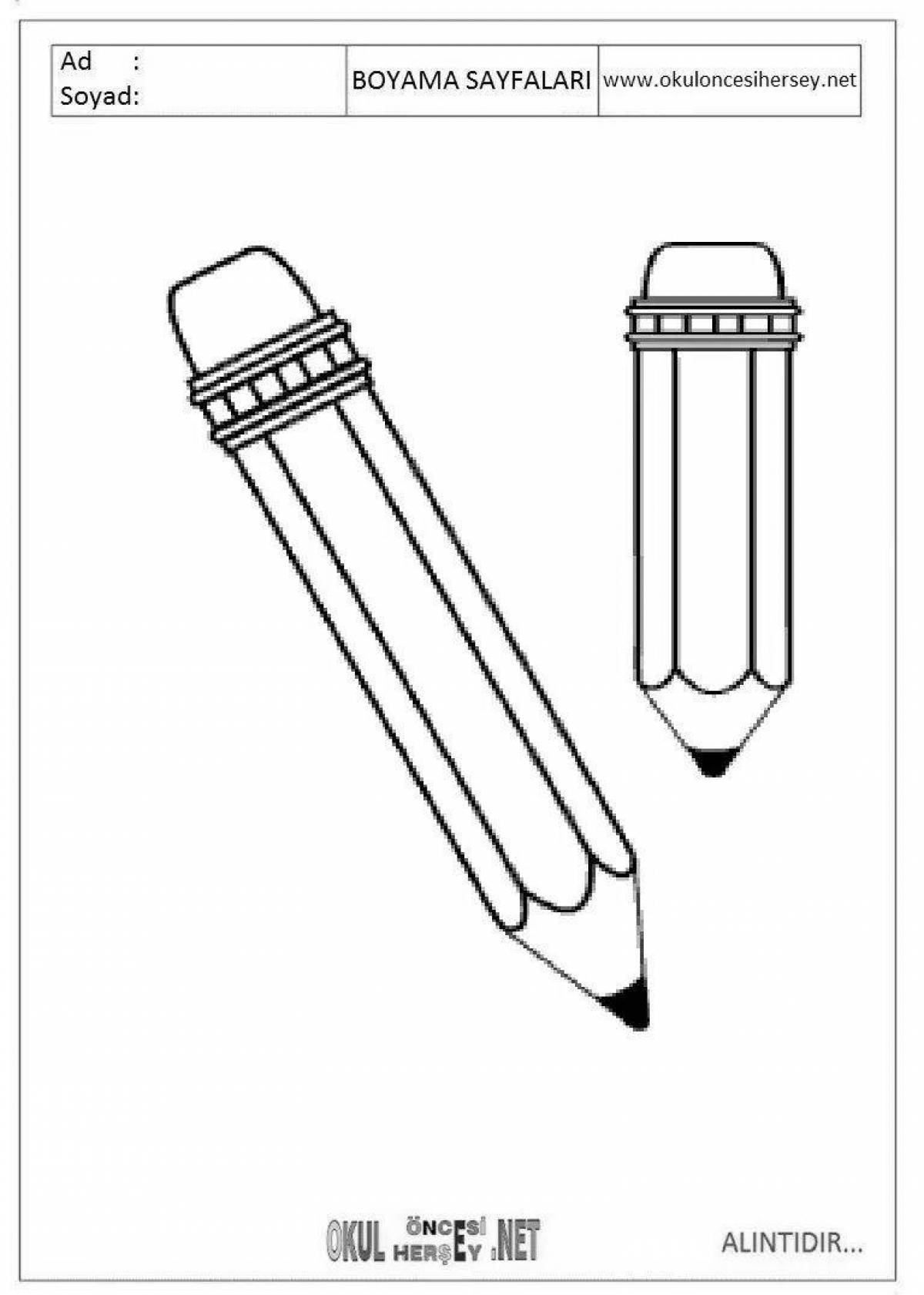 Карандаш Ру Раскраски - 69 фото