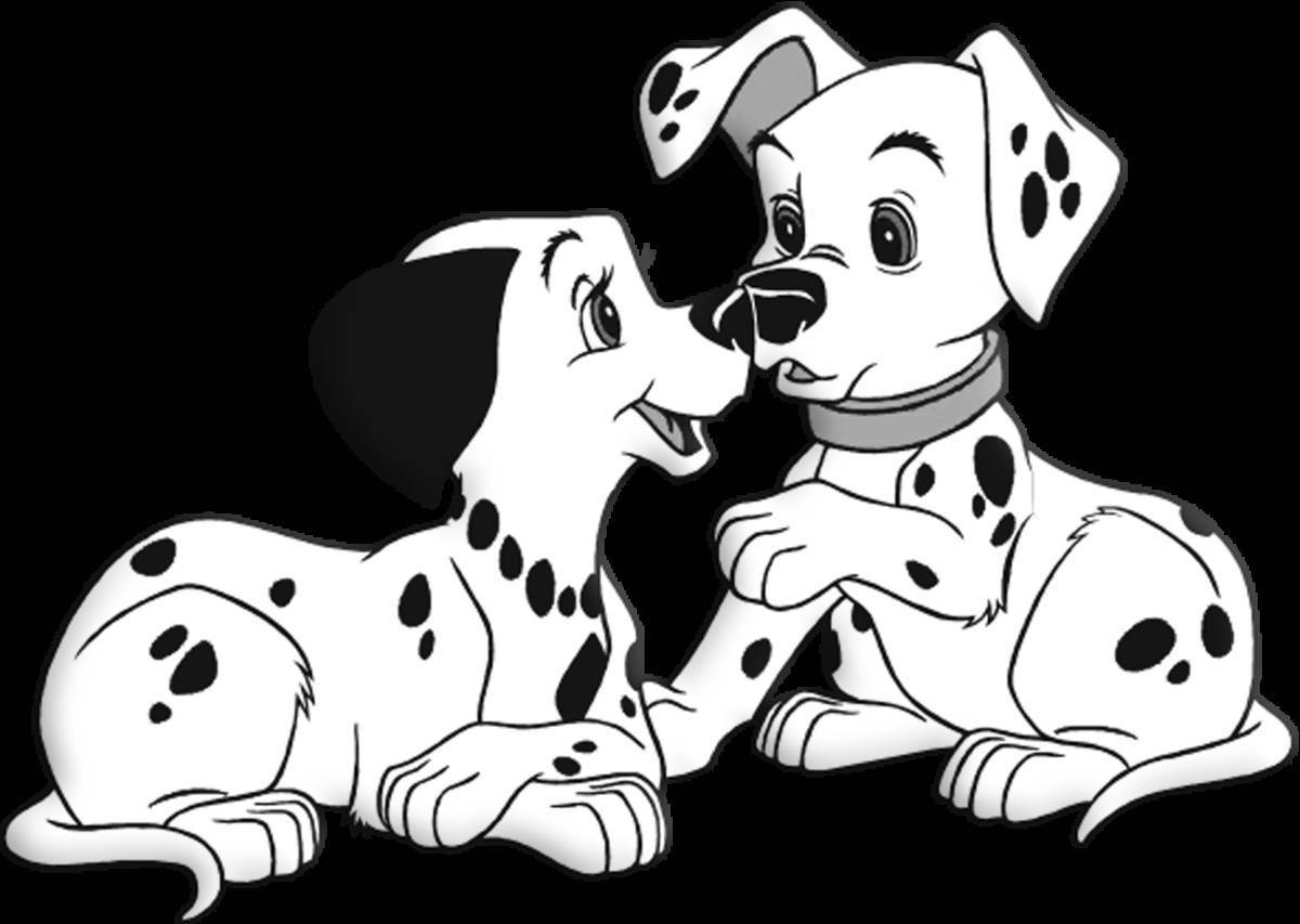 Amazing Dalmatian coloring book for kids