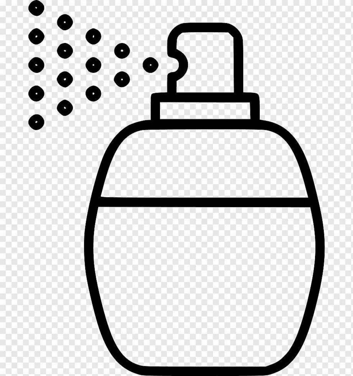 Great perfume coloring book for kids