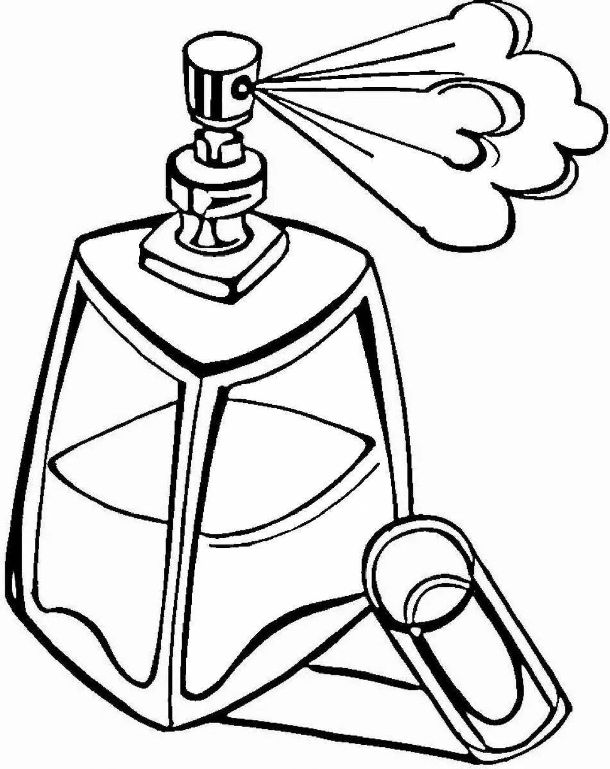 Live baby perfume coloring page