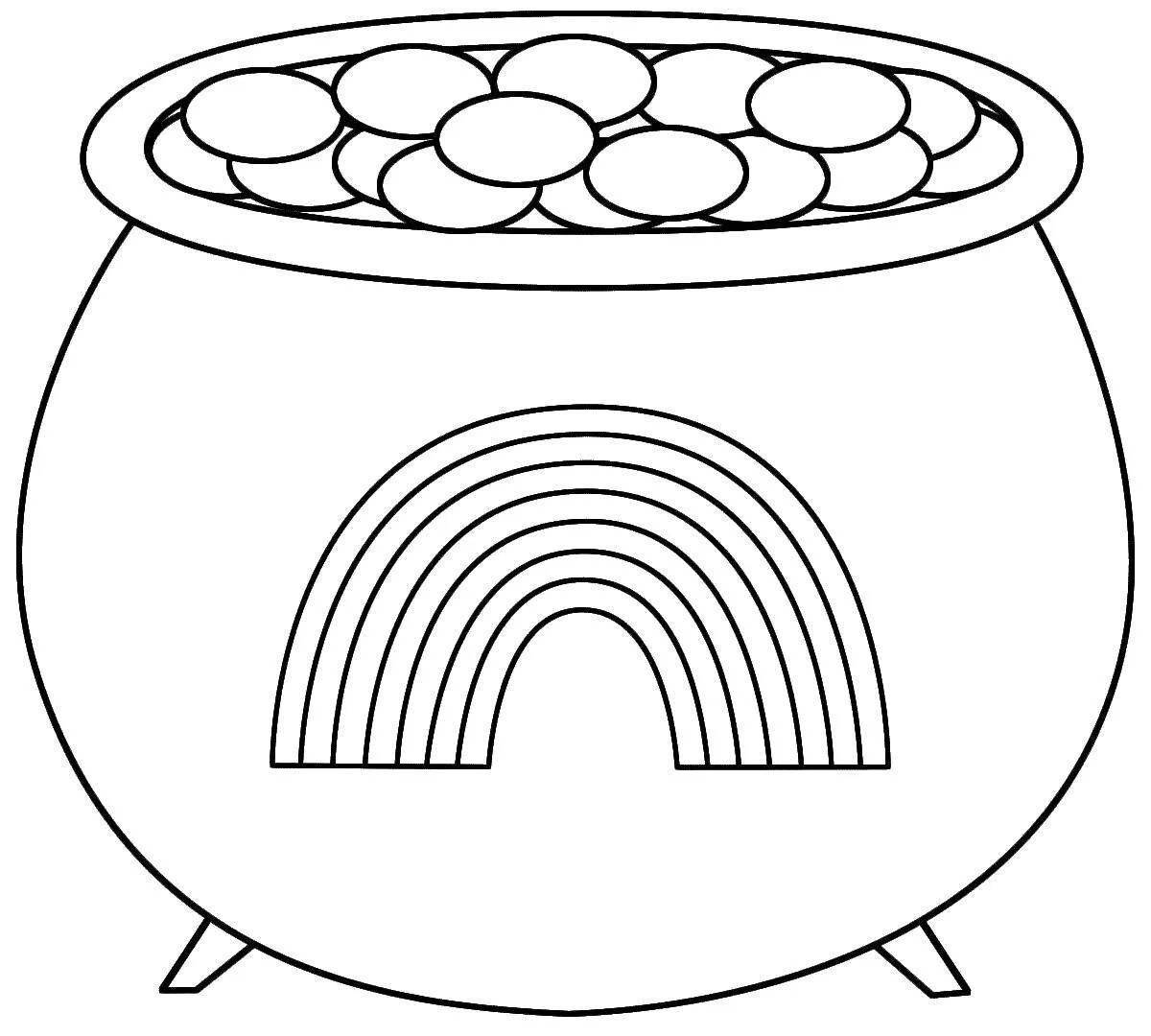 Stimulating pot coloring