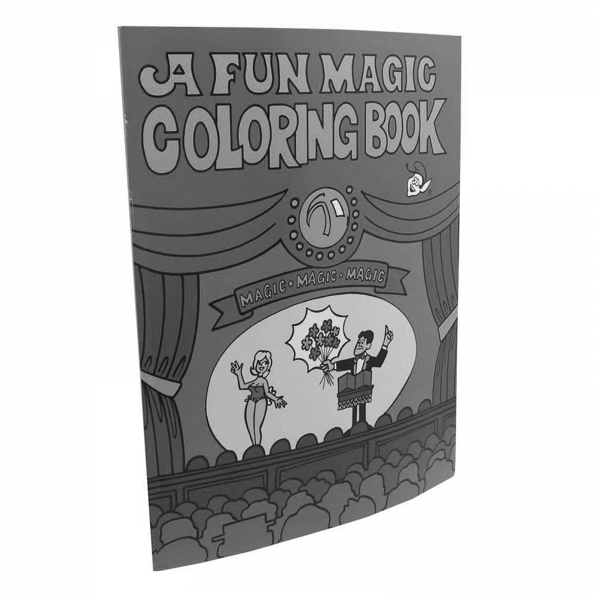 Очаровательная раскраска magic magic book