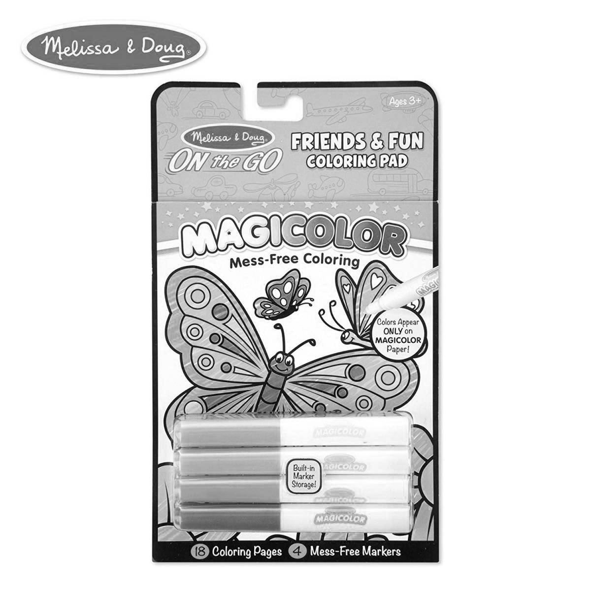 Photo Mysterious coloring magic magic book